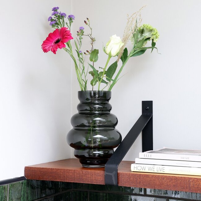Vase The World Vaas Maputo – grijs