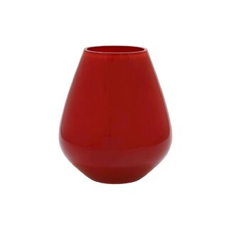 Vase The World Tasman S vase – bright red – Ø18 × H20 cm