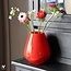 Vase The World Tasman S vase – bright red – Ø18 × H20 cm