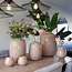 Vase The World Tasman S vase – sand – Ø18 × H20 cm