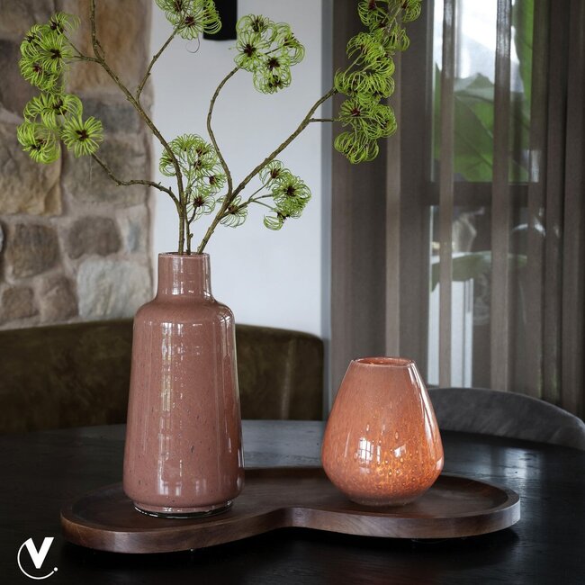 Vase The World Tasman S Elite vase – brown – Ø18 × H20 cm