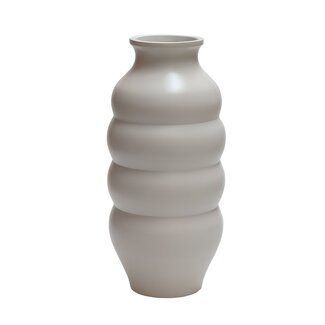 Vase The World Carmen vase – ivory – Ø12 × H30 cm