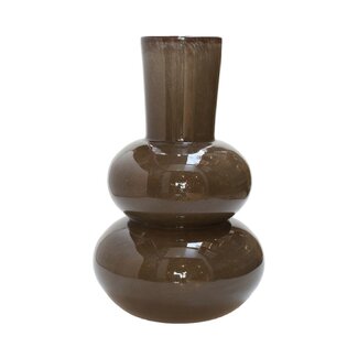 Vase The World Lindi Elite vase – dark brown – Ø22 × H36 cm