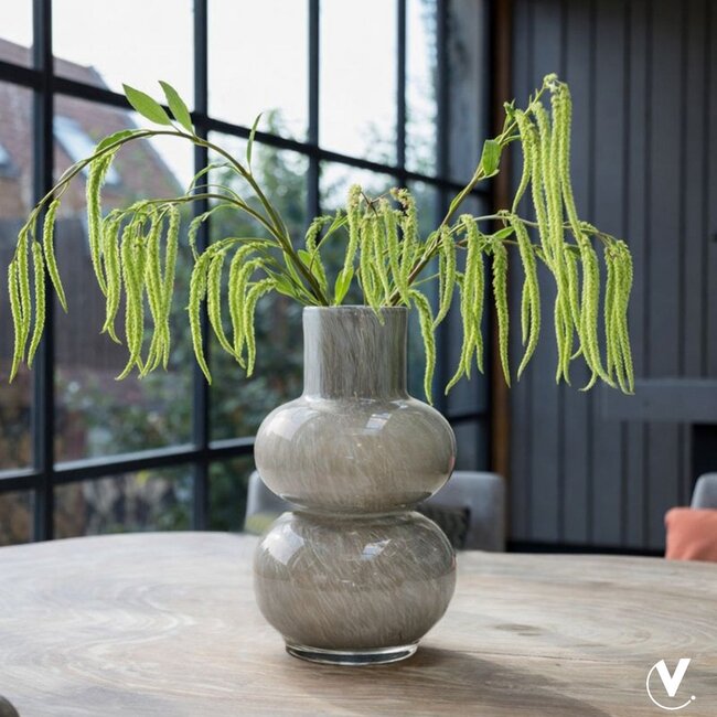 Vase The World Alima Elite vase – grey – Ø20 × H35 cm
