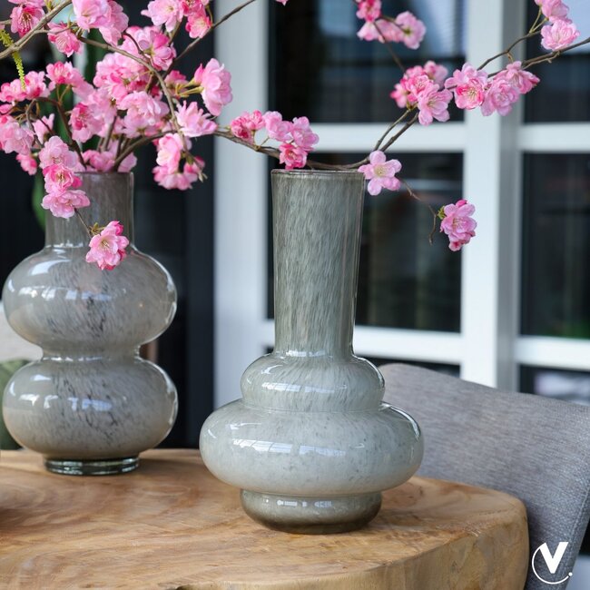 Vase The World Bolombo Elite vase – grey – Ø20 × H36 cm