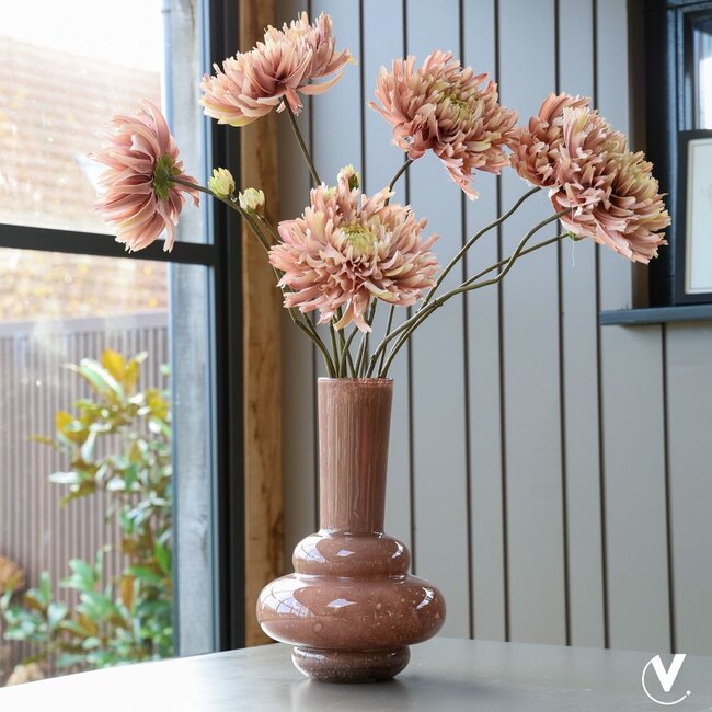 Vase The World Bolombo Elite vase – brown – Ø20 × H36 cm