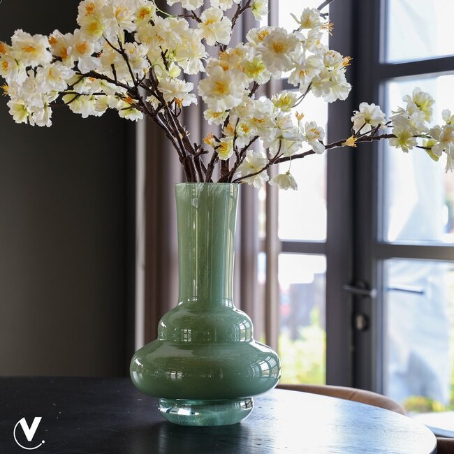 Vase The World Bolombo Elite vase – green – Ø20 × H36 cm