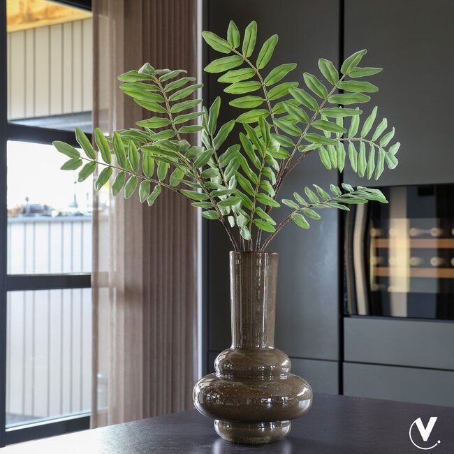 Vase The World Bolombo Elite vase – dark brown – Ø20 × H36 cm