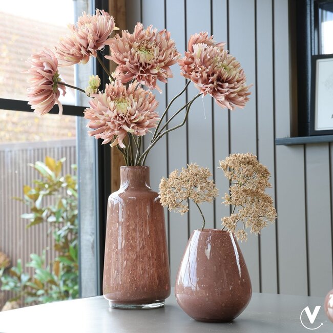 Vase The World Jana Elite vase – brown – Ø18 × H35 cm