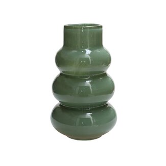 Vase The World Lomami Elite vase – green – Ø18 × H30 cm