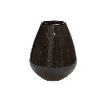 Vase The World Tasman S Elite vase – dark brown – Ø18 × H20 cm