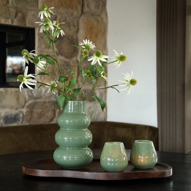 Vase The World Lomami Elite vase – green – Ø18 × H30 cm