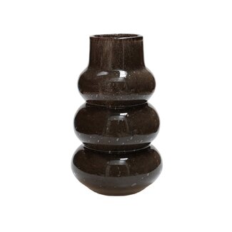 Vase The World Lomami Elite vase – dark brown – Ø18 × H30 cm