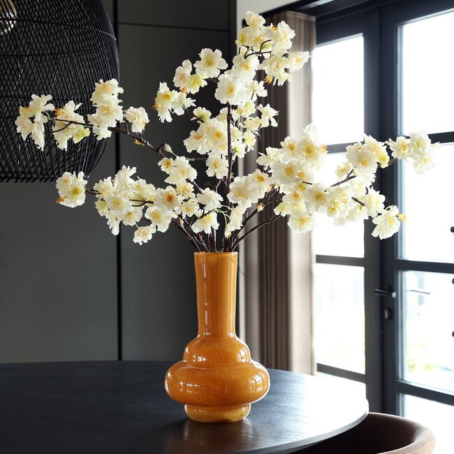 Vase The World Bolombo Elite vase – yellow – Ø20 × H36 cm