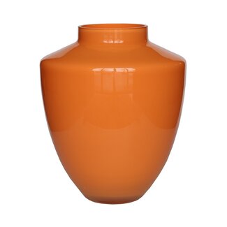 Vase The World Tugela vase – dark orange – Ø24.5 × H29 cm