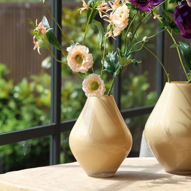 Vase The World Lesse vase – metallic pastel sand