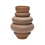 Maputo glass vase – matte sand – S or M