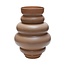 Maputo glass vase – matte sand – S or M
