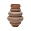 Maputo glass vase – matte sand – S or M