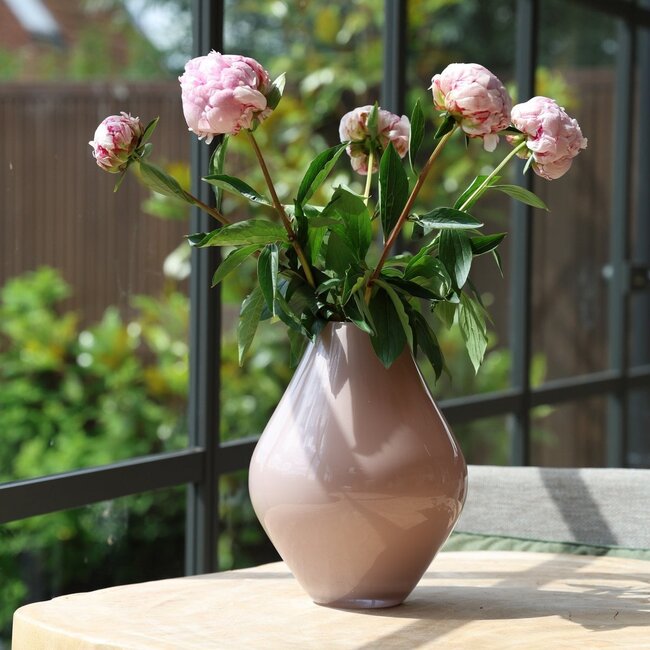 Vase The World Lesse vase – metallic pastel pink