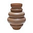 Maputo glass vase – matte sand – S or M