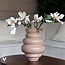 Maputo glass vase – matte sand – S or M