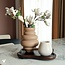Maputo glass vase – matte sand – S or M