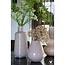 Tasman S Elite glass vase – ivory – Ø18 × H20 cm