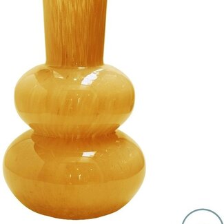 Vase The World Lindi Elite vase – yellow – Ø22 × H36 cm