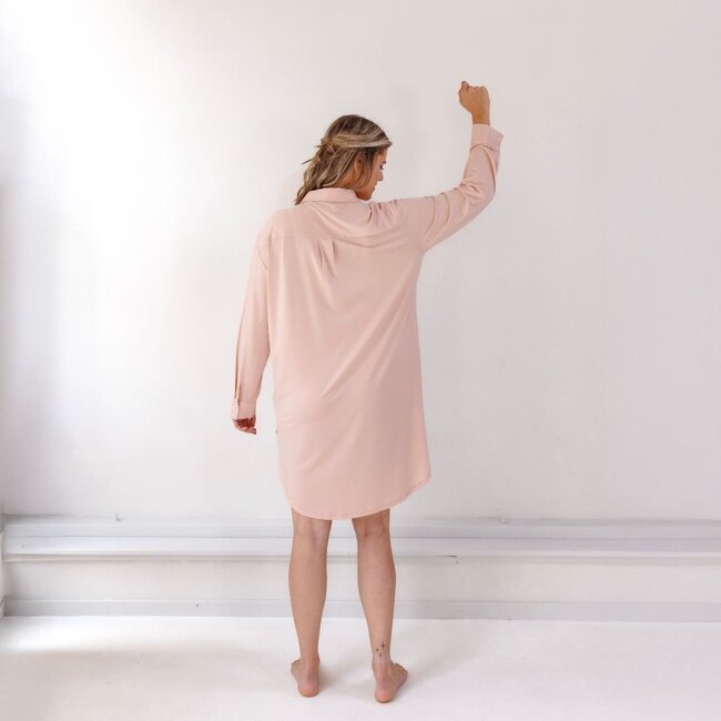 Coco & Cici TENCEL™ damesnachthemd – Powder Peach