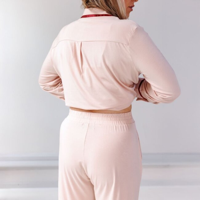 Coco & Cici TENCEL™ damespyjama met lange broek – Powder Peach