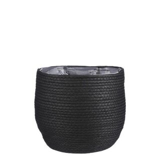 Koning Bamboe Plant basket Jorck black D26