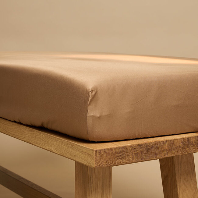 Kids TENCEL Lyocell fitted sheet hazel brown 70 x 145 cm - Coco & Cici