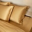 Bamboo fitted sheet ochre yellow 180 x 200 cm - Coco & Cici