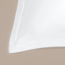 Bamboo pillowcase white 70 x 60 cm with border - Coco & Cici