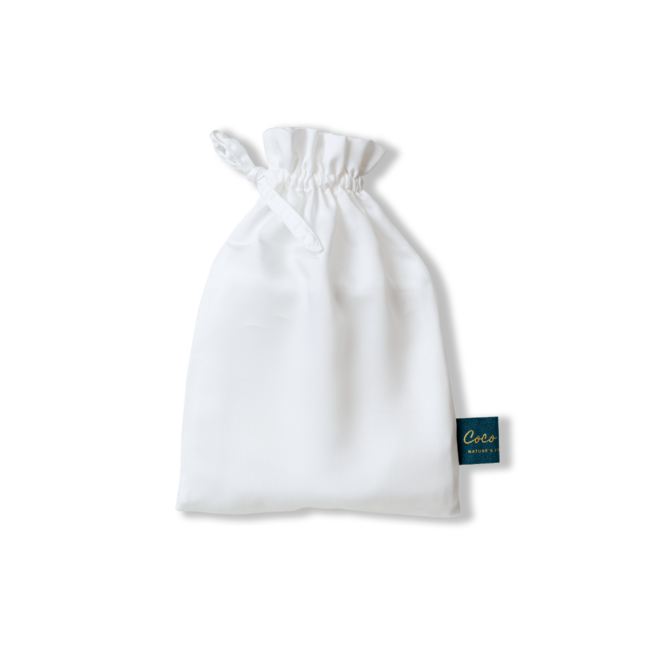 Bamboo pillowcase white 80 x 80 cm - Coco & Cici