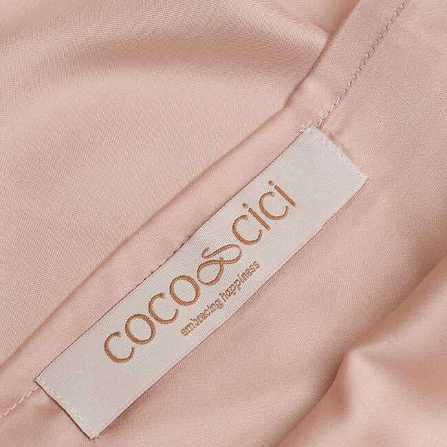 Bamboo pillowcase powder peach 50 x 75 cm without border - Coco & Cici