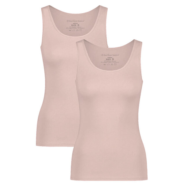 Bamboo Basics Bamboe singlet dames Anna 2 pack
