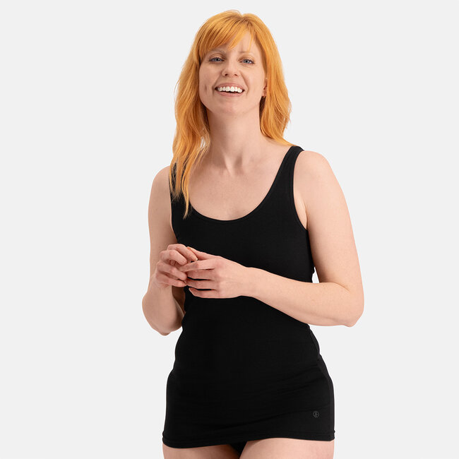 Bamboo Basics Bamboe singlet dames Anna Long Fit 2 pack