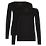 Bamboo Basics Bamboe shirts lange mouw dames Luna 2 pack