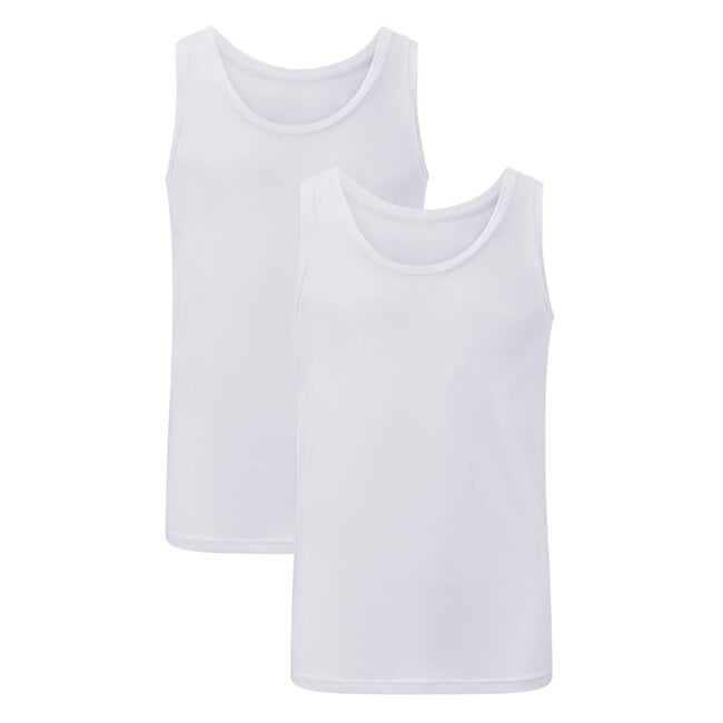 Bamboo Basics Bamboo viscose men vests Stef 2 pack