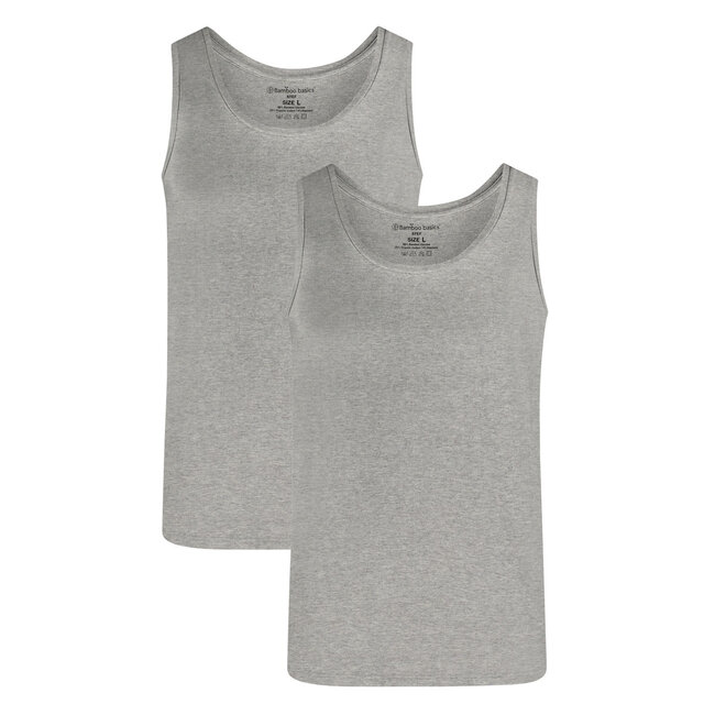 Bamboo Basics Bamboo viscose men vests Stef 2 pack