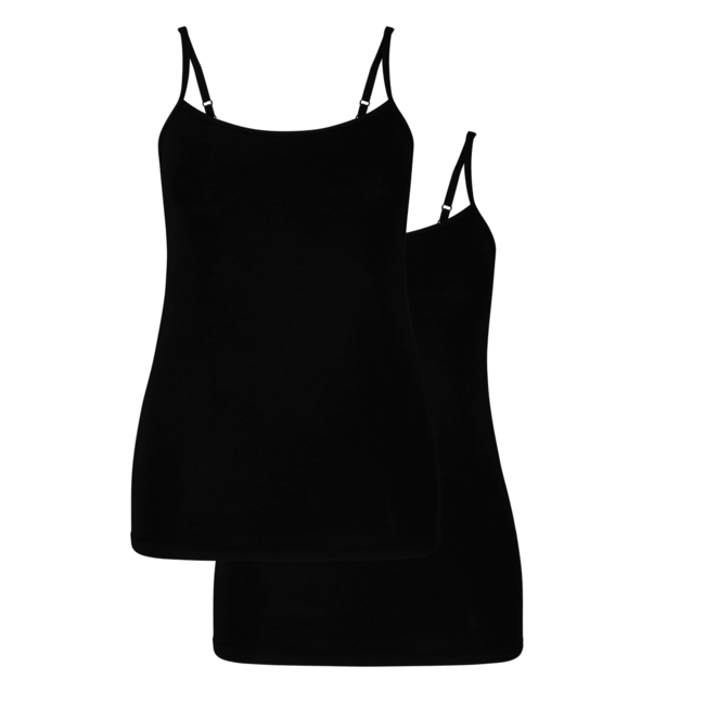 Bamboo Basics Bamboe singlet dames Vera 2 pack