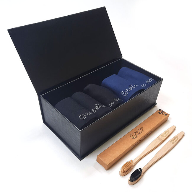 Bamboo Basics Bamboo viscose unisex socks Beau 5 pack gift set