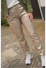 HEBBEZ Metallic jogger Soof - Goud