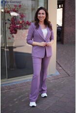 HEBBEZ SUIT UP | Flared pantalon - Mauve