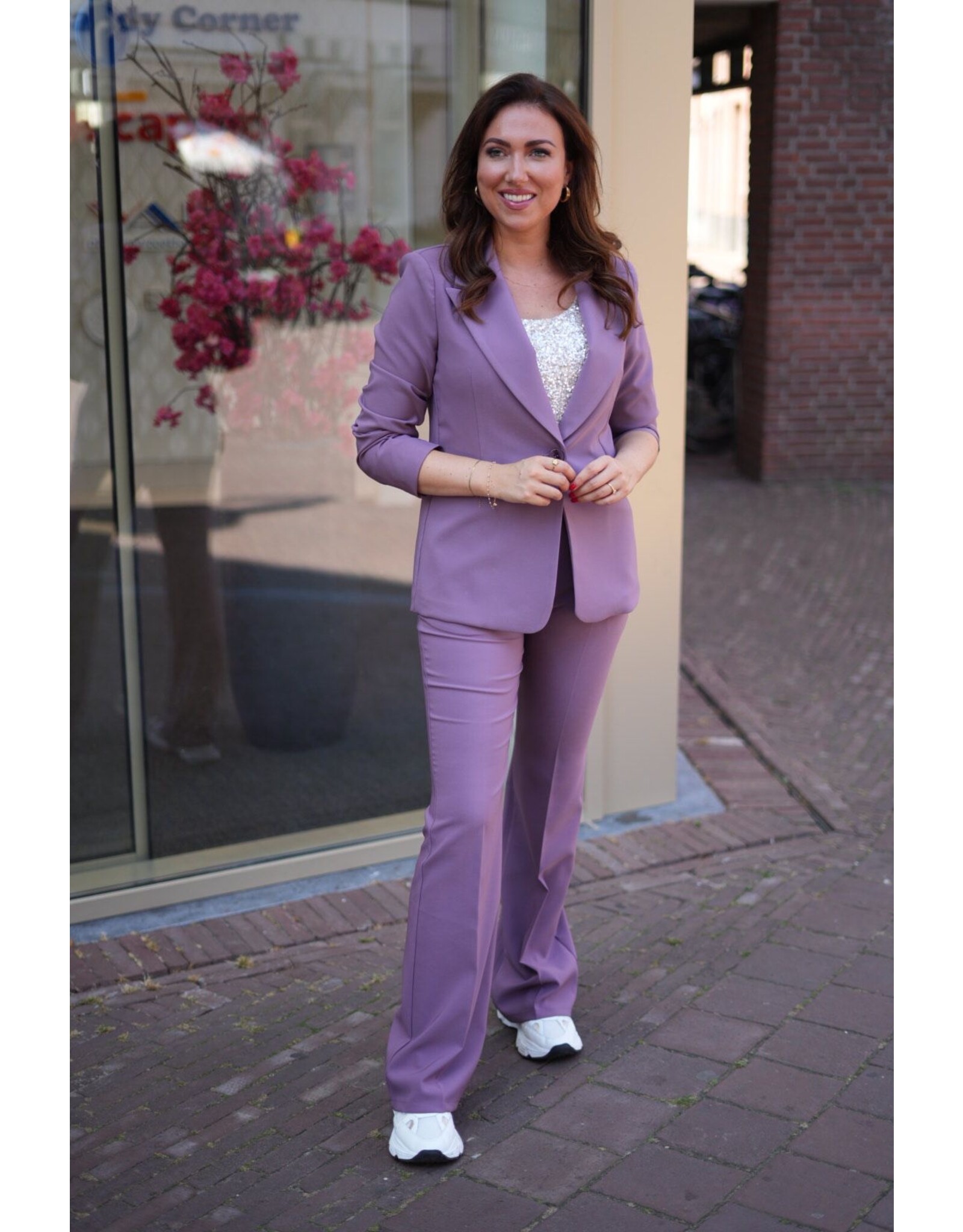 HEBBEZ SUIT UP | Blazer - Mauve