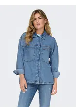 ONLY ONLY Emmie shirt denim - Light blue denim