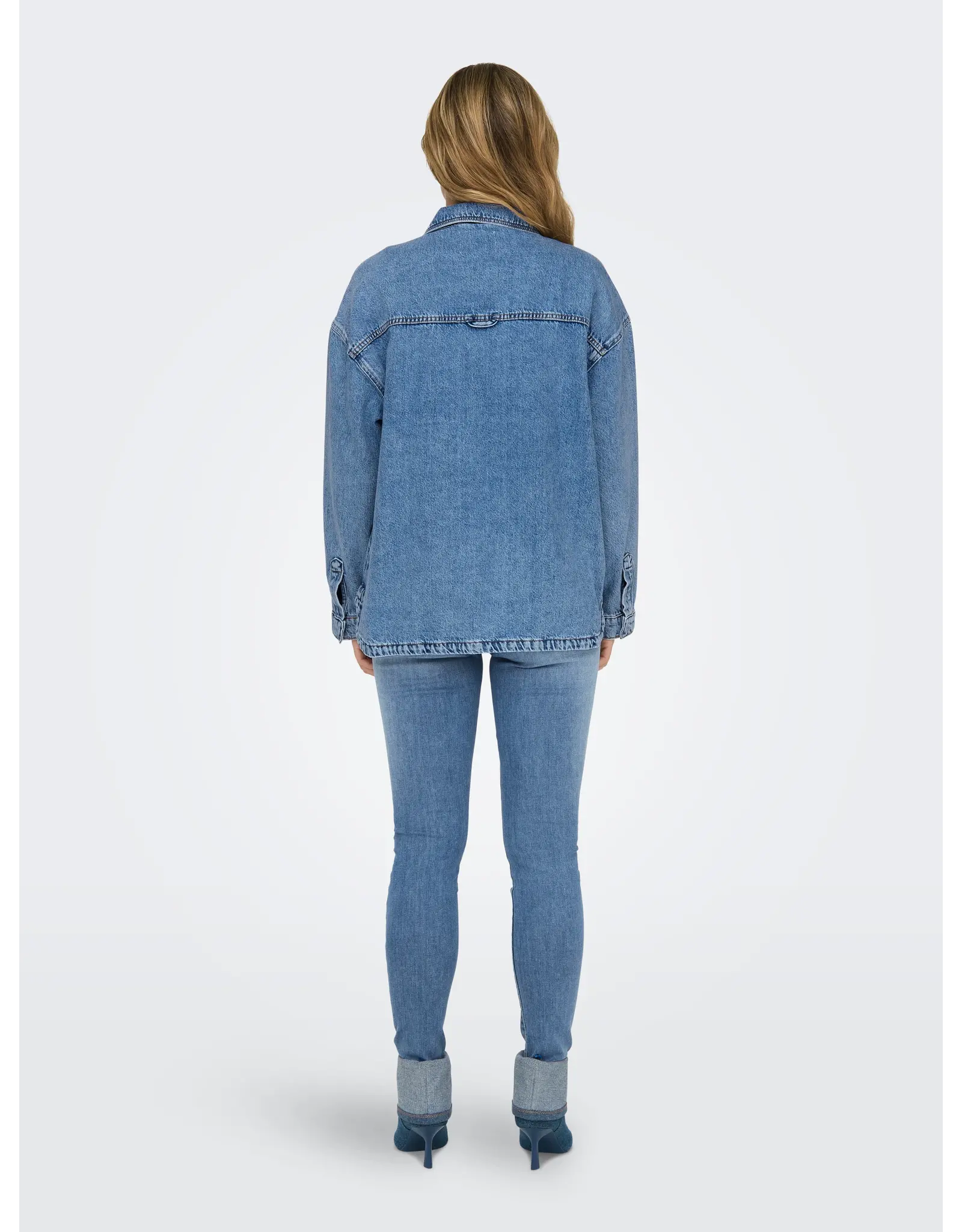 ONLY ONLY Emmie shirt denim - Light blue denim