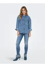 ONLY ONLY Emmie shirt denim - Light blue denim
